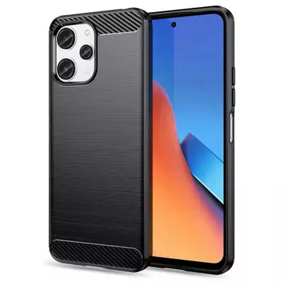 Pokrowiec Carbon Pro czarny Oppo Reno 15 Pokrowiec Carbon Pro czarny Oppo Reno 15