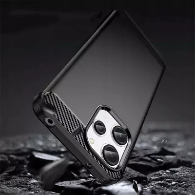Pokrowiec Carbon Pro czarny Oppo Reno 15 / 2 Pokrowiec Carbon Pro czarny Oppo Reno 15 / 2