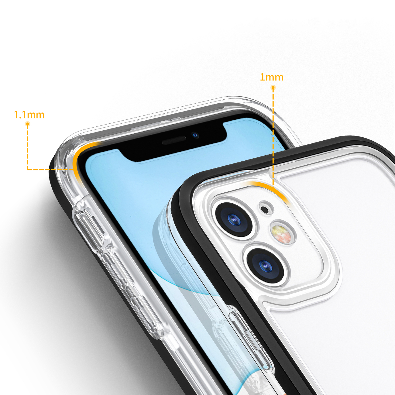 Pokrowiec Clear 3w1 czarny Apple iPhone 11 / 4