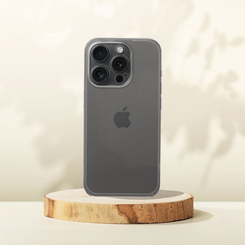 Pokrowiec Clear Case 1,5 mm prze�roczysty Apple iPhone 15 Pro / 6
