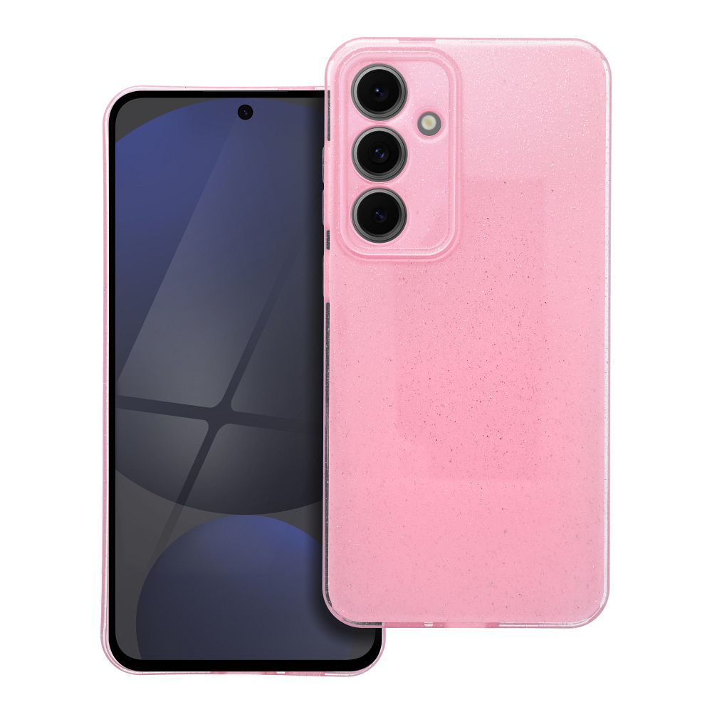 Pokrowiec CLEAR CASE 2mm BLINK różowy Samsung Galaxy S24 FE Pokrowiec CLEAR CASE 2mm BLINK różowy Samsung Galaxy S24 FE