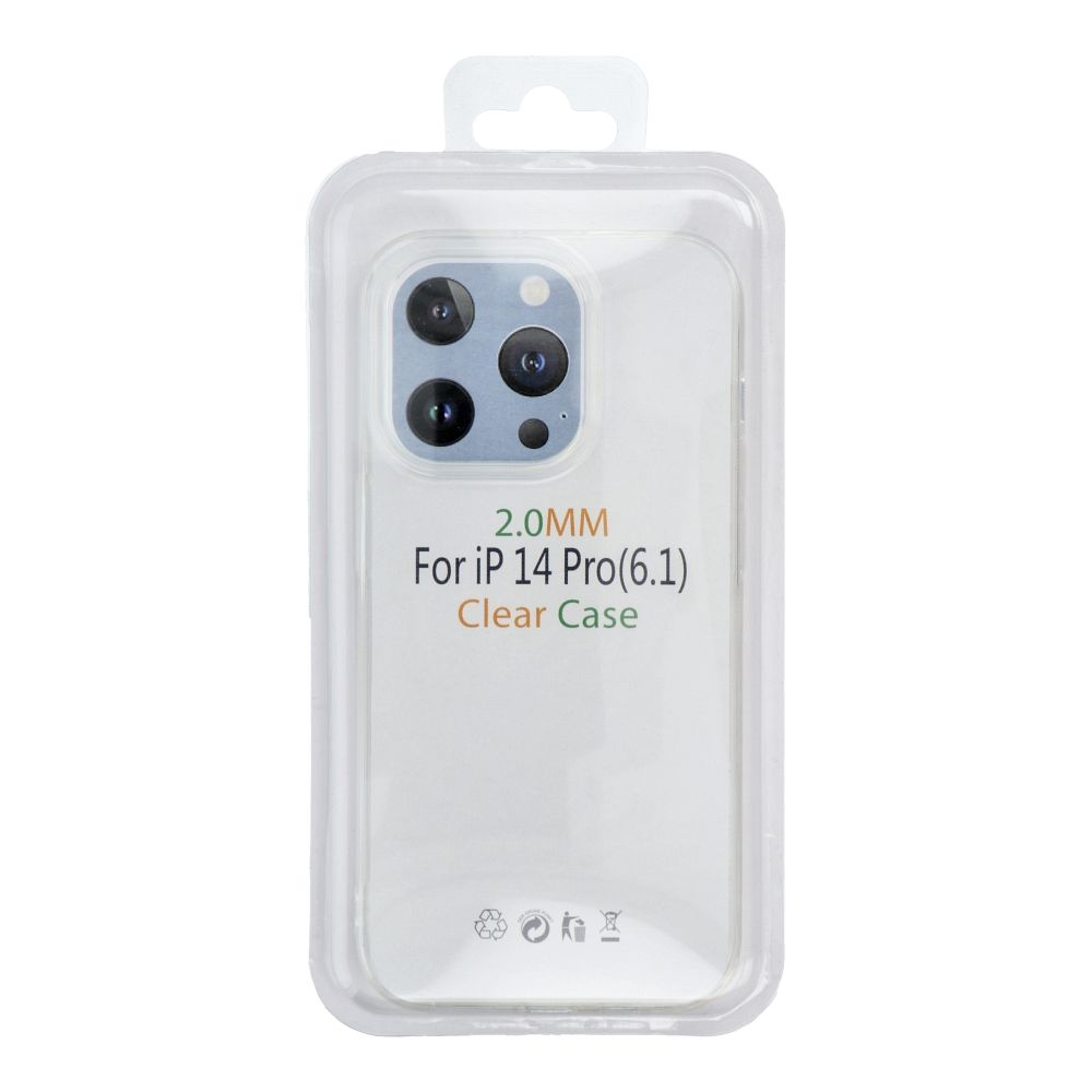 Pokrowiec CLEAR CASE 2mm BOX przeroczyste Apple iPhone 15 Pro Max / 7