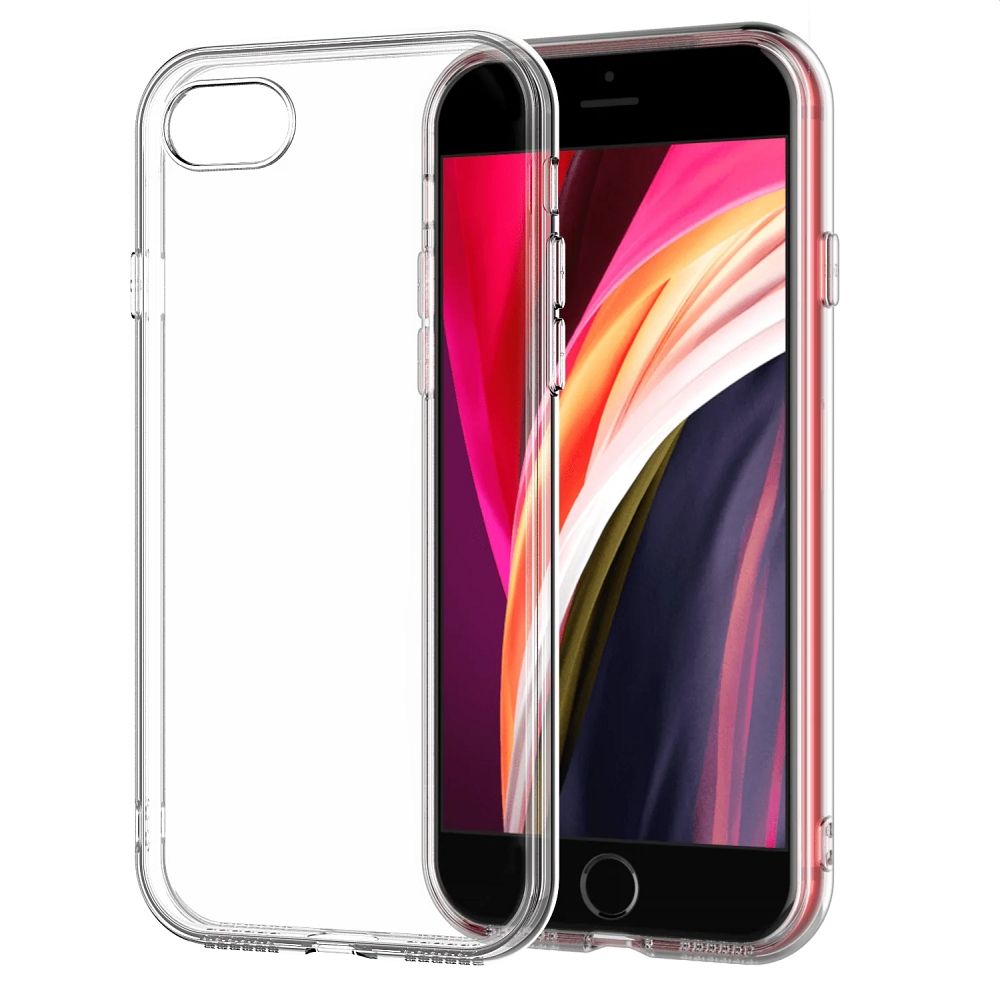 Pokrowiec CLEAR CASE 2mm BOX przeroczyste Apple iPhone SE 2020 / 4