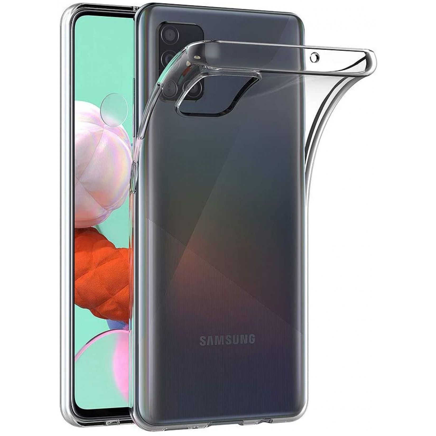 Pokrowiec CLEAR CASE 2mm BOX przeroczyste Samsung Galaxy A51 / 3