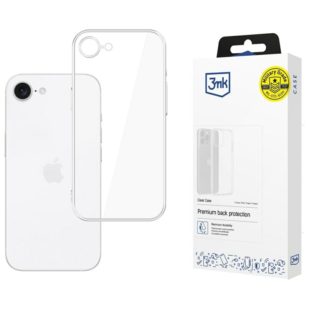Pokrowiec Clear Case 3MK prze�roczysty Apple iPhone 17e