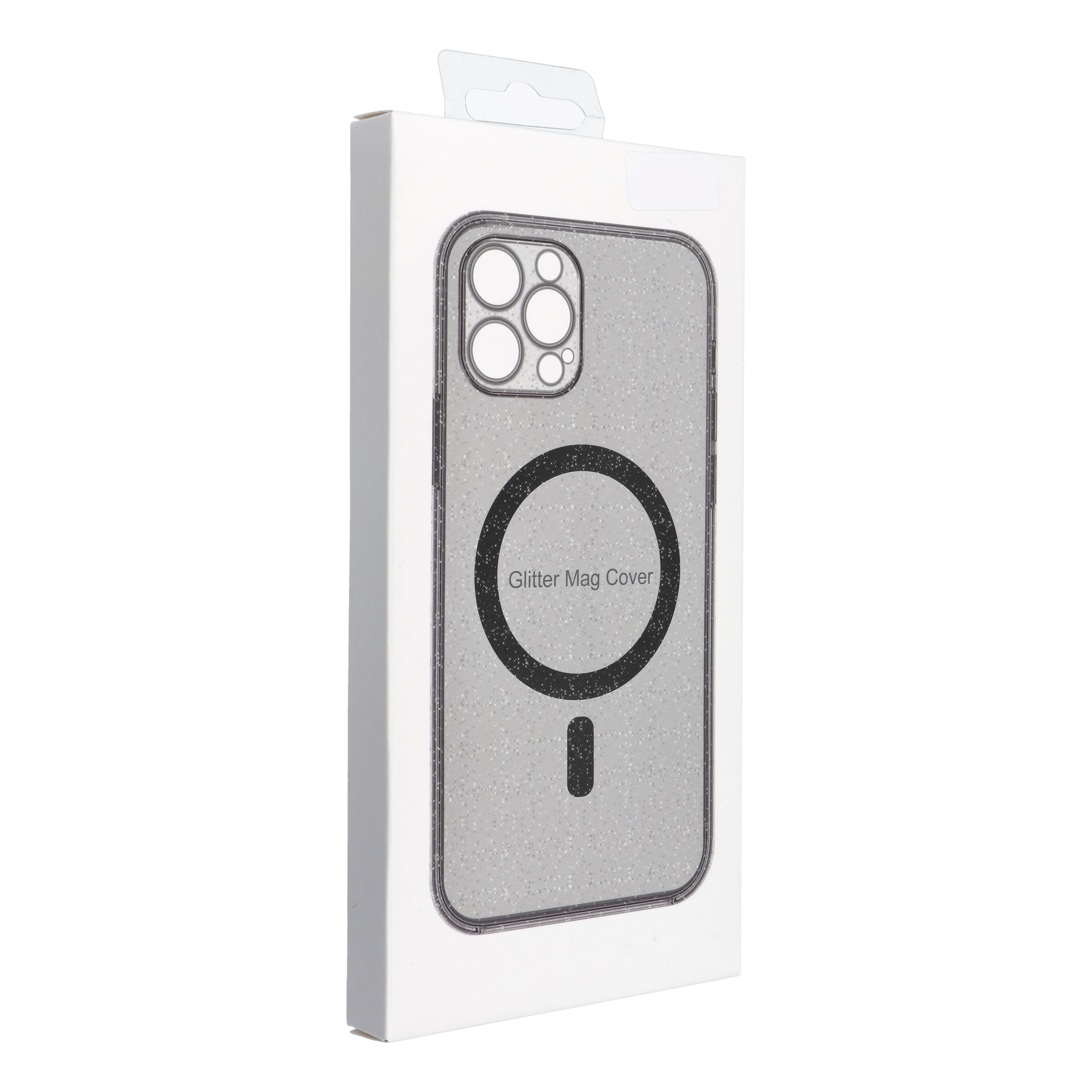 Pokrowiec Clear Mag Cover MagSafe prze�roczysty czarny Samsung Galaxy S25 / 4