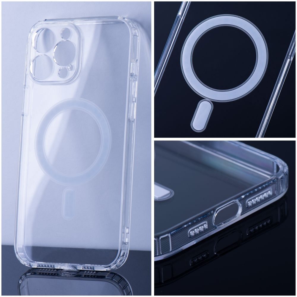 Pokrowiec Clear Mag Cover MagSafe prze�roczysty prze�roczysty Samsung Galaxy S25 Plus / 10