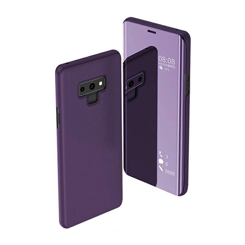 Pokrowiec clear view cover fioletowy Huawei P40 Pro