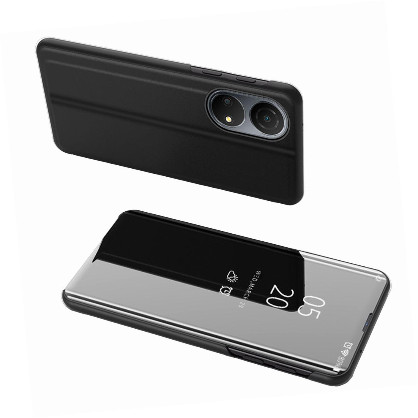 Etui zamykane z klapką Clear View Cover czarny Honor X7 Etui zamykane z klapką Clear View Cover czarny Honor X7