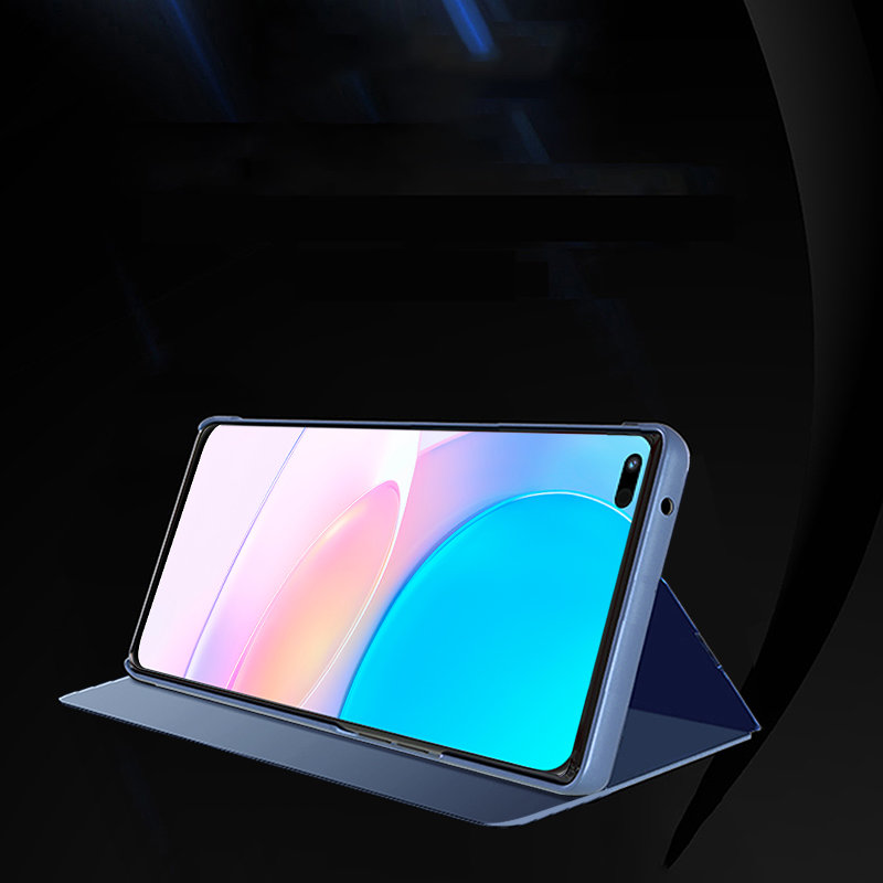 Pokrowiec Clear View czarny Huawei Nova 8i / 3