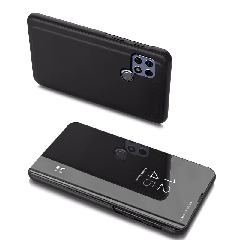 Pokrowiec Clear View czarny Oppo A15S Pokrowiec Clear View czarny Oppo A15S