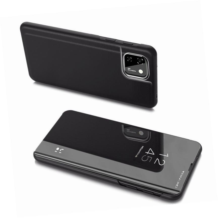 Etui zamykane z klapk� Clear View Cover czarny Oppo A73