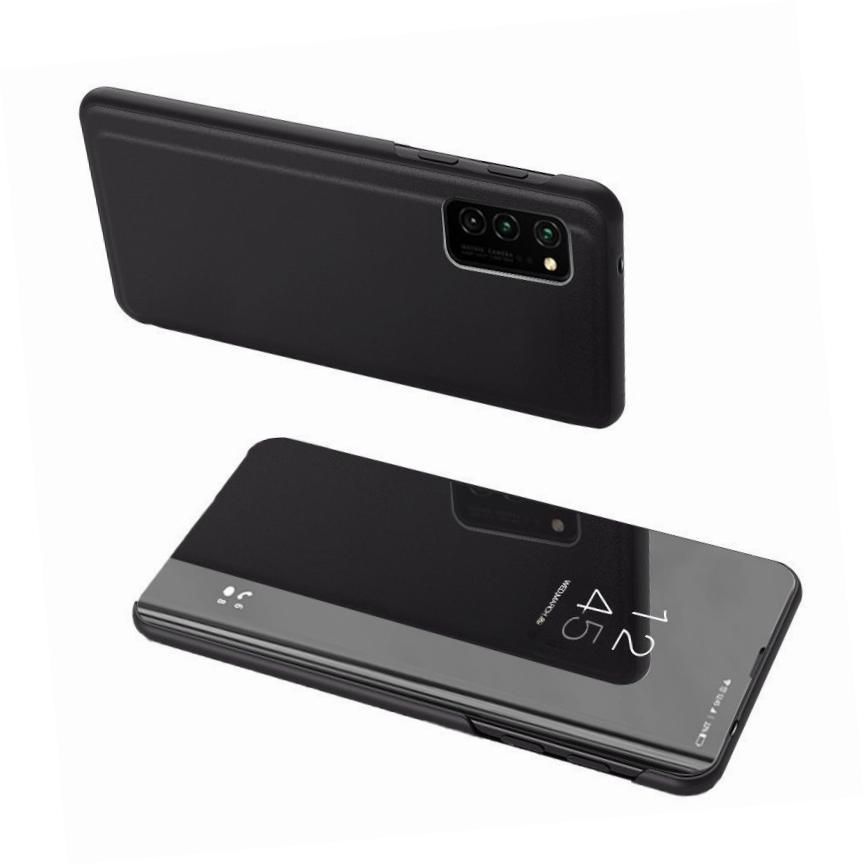 Etui zamykane z klapk� Clear View Cover czarny Oppo A91