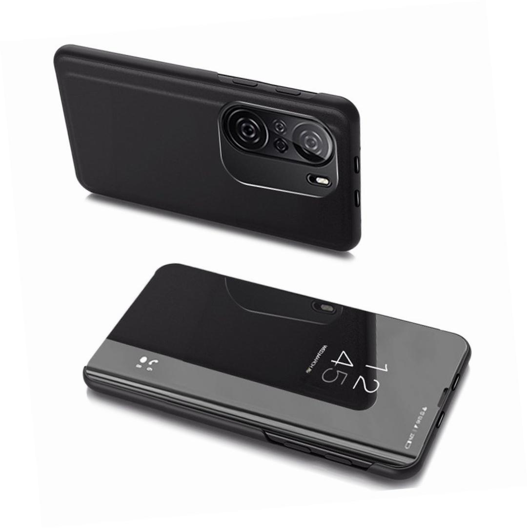 Etui zamykane z klapk� Clear View Cover czarny Poco F3