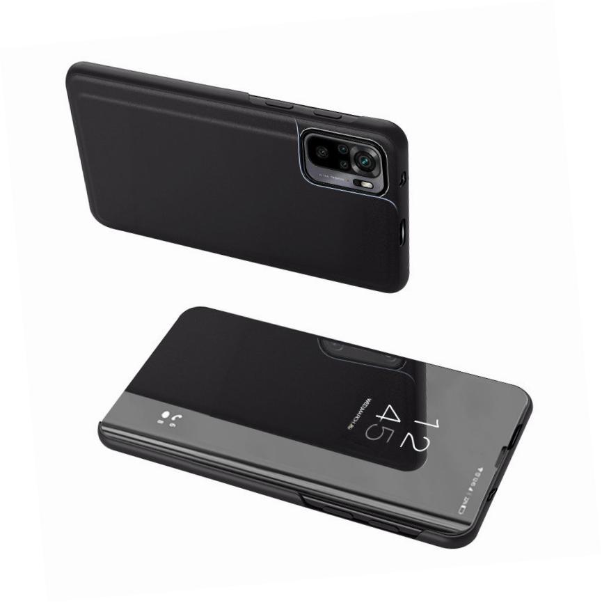 Etui zamykane z klapk� Clear View Cover czarny Poco M3 Pro