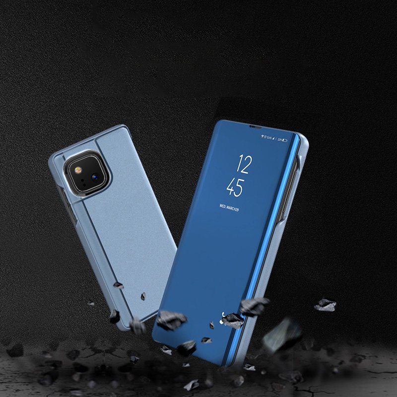 Etui zamykane z klapk� Clear View Cover czarny Realme 8 / 7