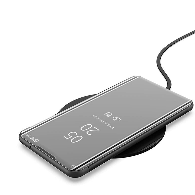 Etui zamykane z klapk� Clear View Cover czarny Samsung Galaxy M51 / 2