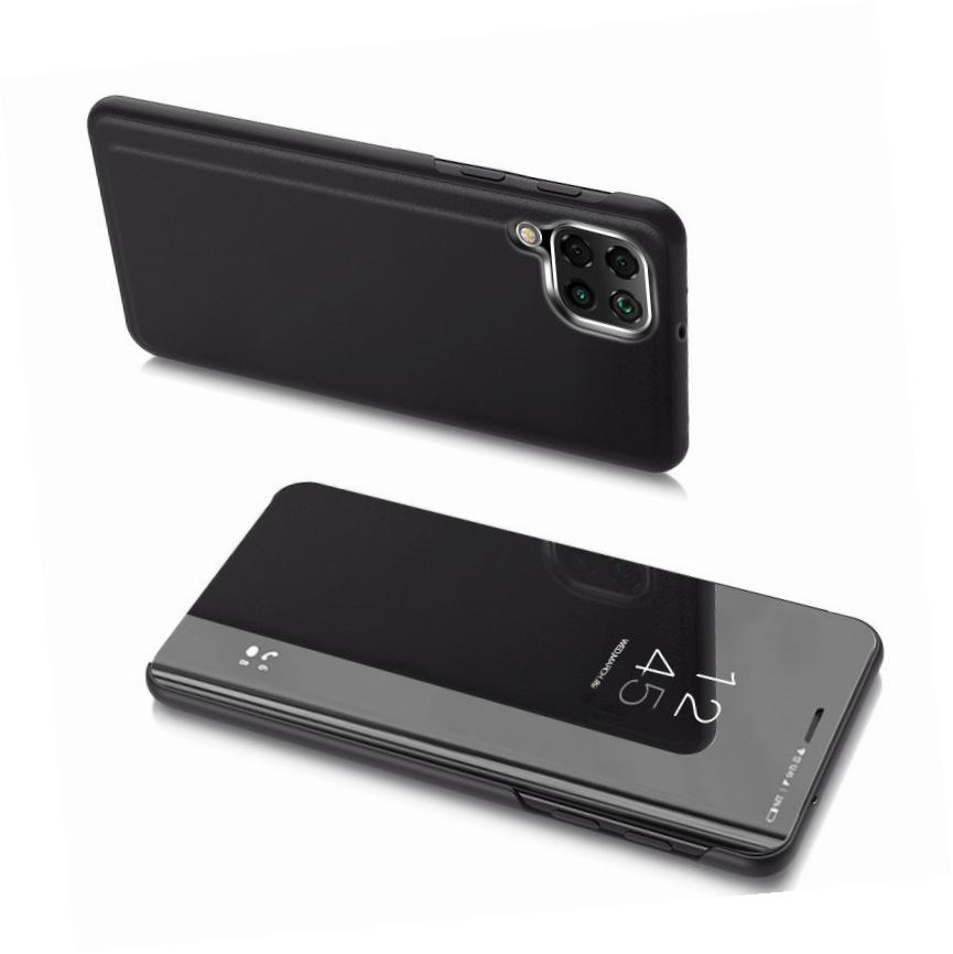 Etui zamykane z klapk� Clear View Cover czarny Samsung Galaxy M53 5G