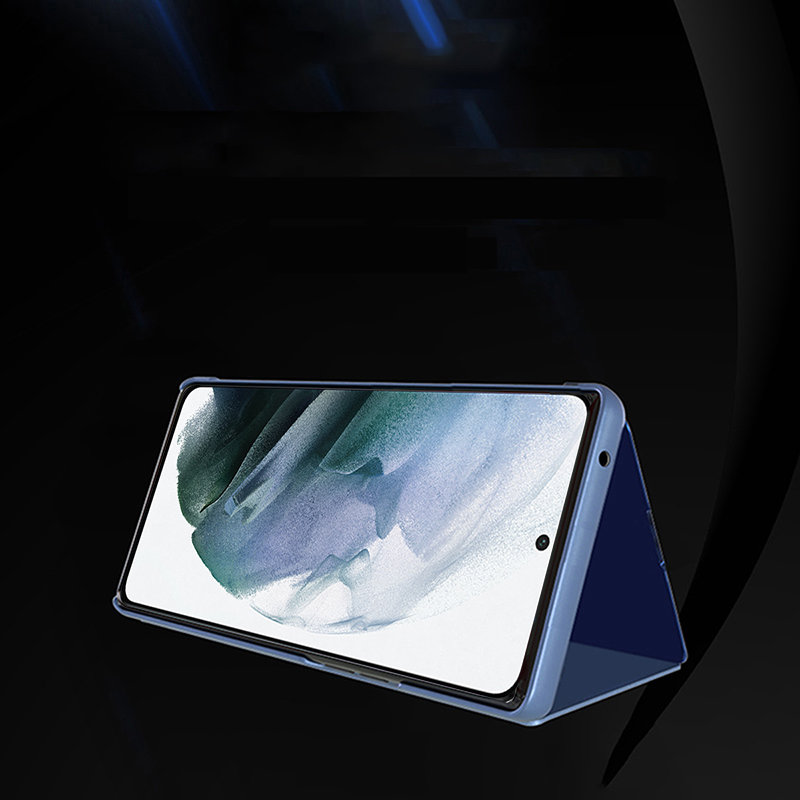 Etui zamykane z klapk Clear View Cover czarny Samsung Galaxy S22 Ultra / 2
