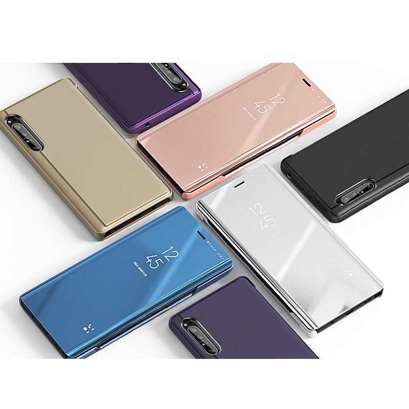 Etui zamykane z klapką Clear View Cover czarny Sony Xperia 5 II / 5 Etui zamykane z klapką Clear View Cover czarny Sony Xperia 5 II / 5