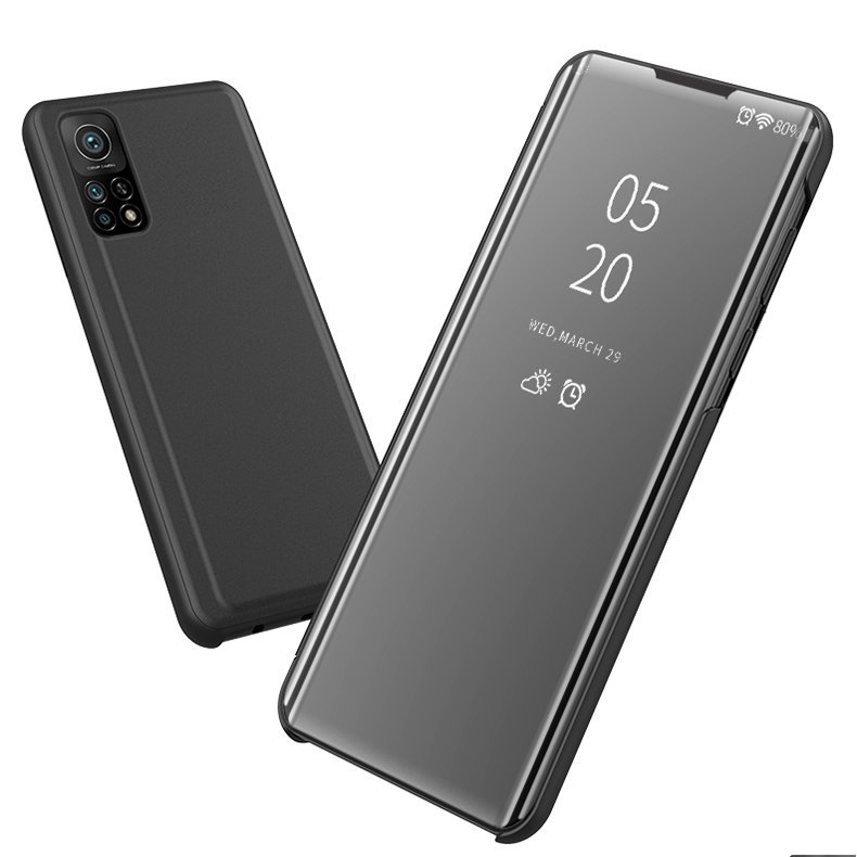 Etui zamykane z klapk� Clear View Cover czarny Xiaomi Mi 10T / 7