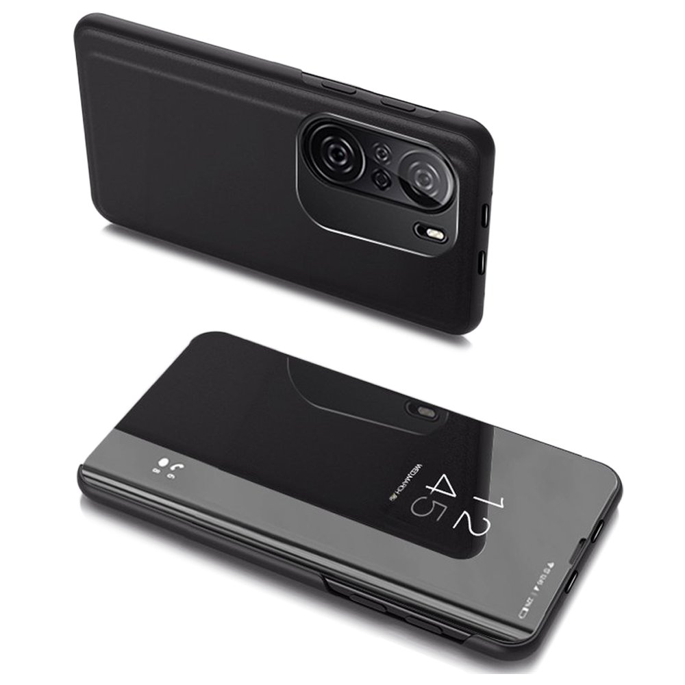 Pokrowiec Clear View czarny Xiaomi POCO F3 Pokrowiec Clear View czarny Xiaomi POCO F3