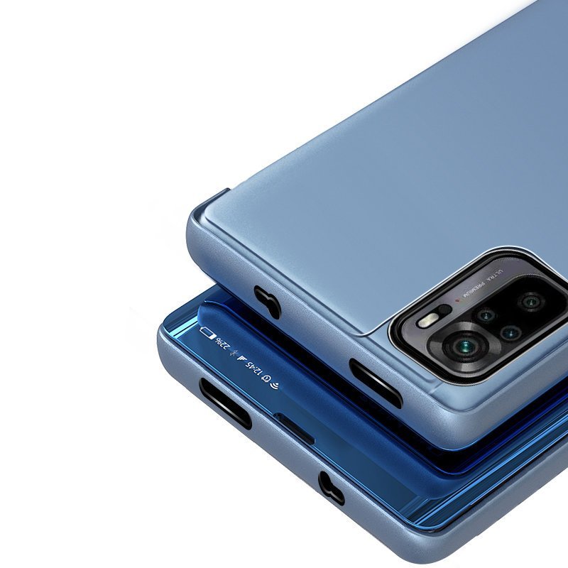Etui zamykane z klapk� Clear View Cover czarny Xiaomi POCO M4 Pro 5G / 5