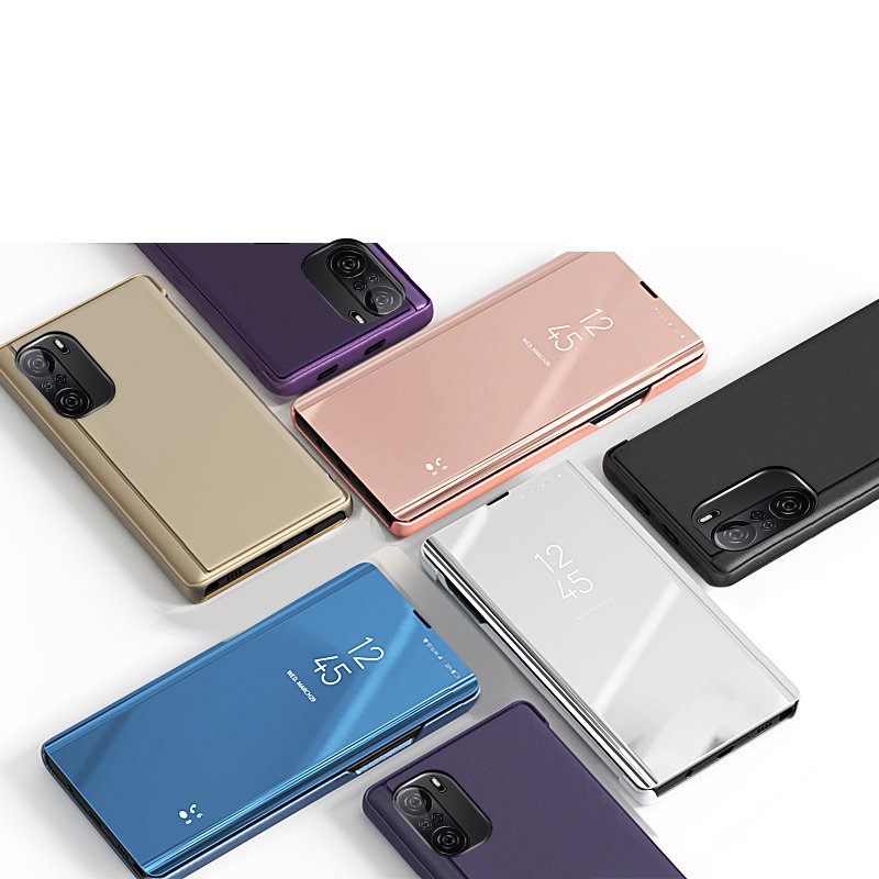 Pokrowiec Clear View czarny Xiaomi Redmi K40 Pro Plus / 5 Pokrowiec Clear View czarny Xiaomi Redmi K40 Pro Plus / 5
