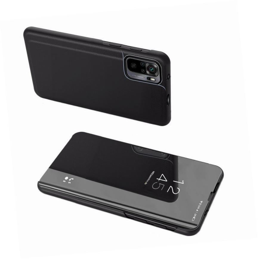 Etui zamykane z klapk� Clear View Cover czarny Xiaomi Redmi Note 11T 5G
