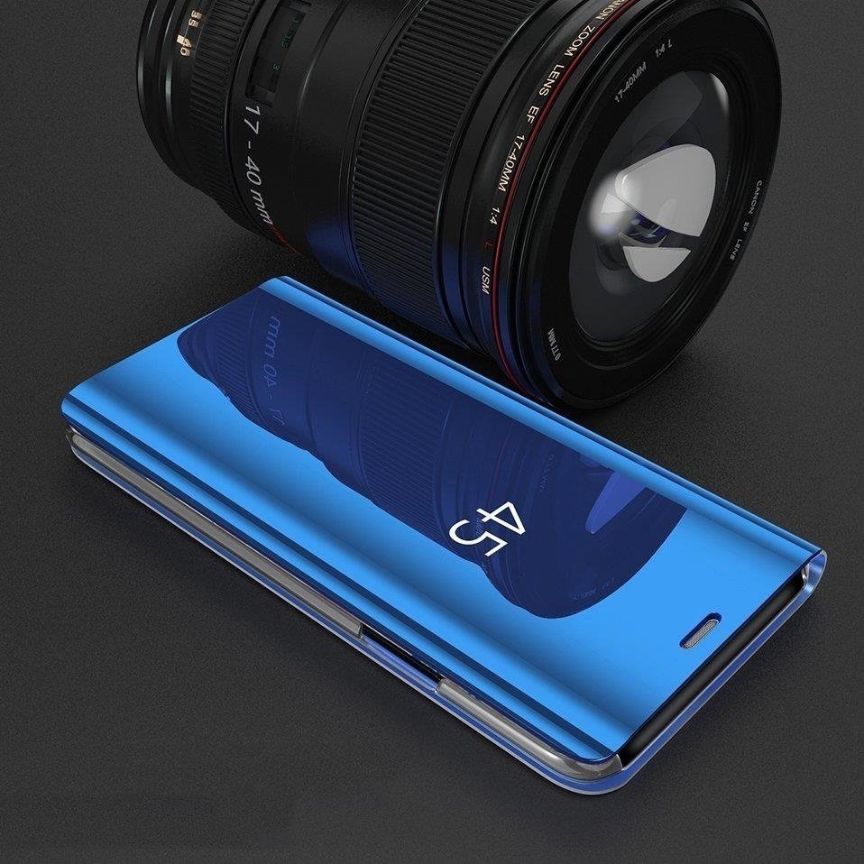 Etui zamykane z klapk Clear View Cover niebieski Huawei P30 Pro / 7