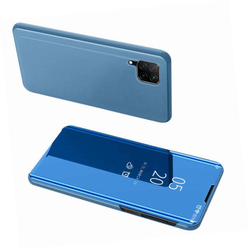 Etui zamykane z klapk Clear View Cover niebieski Huawei P40 Lite
