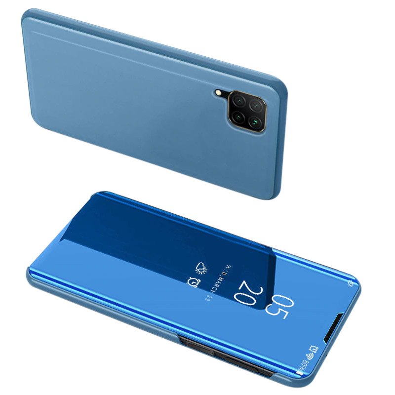 Pokrowiec Clear View niebieski Huawei P40 Lite