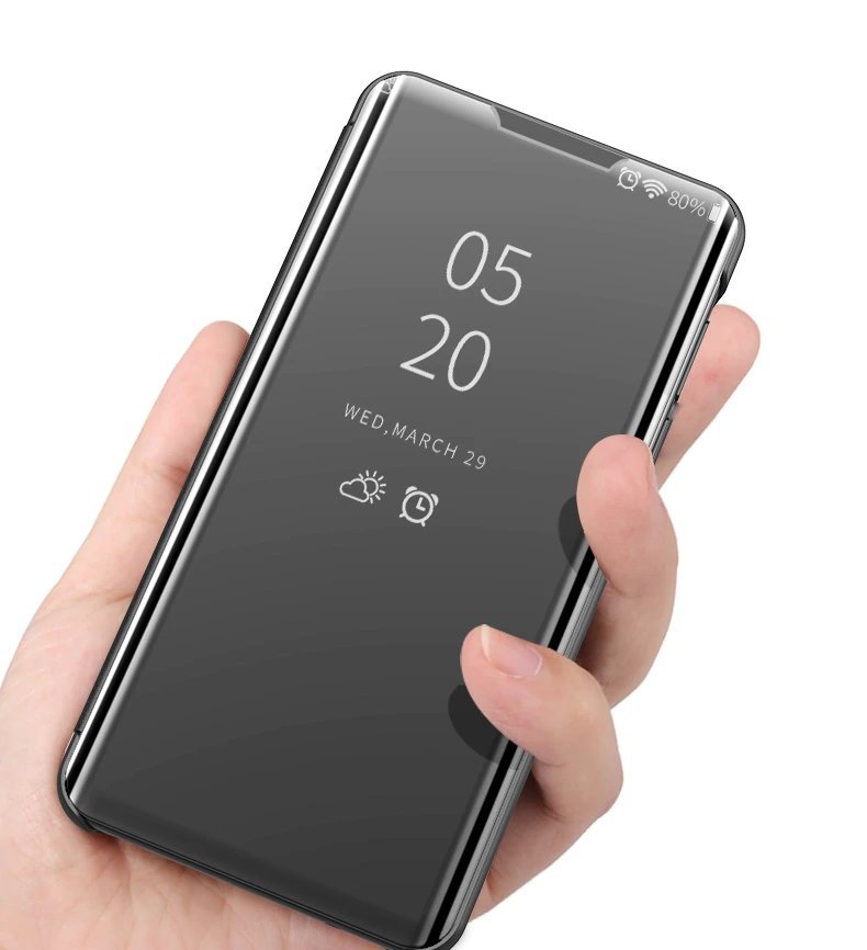 Etui zamykane z klapką Clear View Cover niebieski LG K41S / 2 Etui zamykane z klapką Clear View Cover niebieski LG K41S / 2