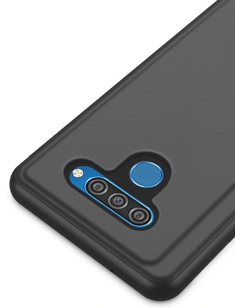 Etui zamykane z klapką Clear View Cover niebieski LG K41S / 7 Etui zamykane z klapką Clear View Cover niebieski LG K41S / 7