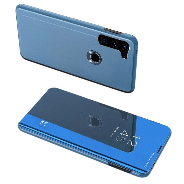 Pokrowiec Clear View niebieski Motorola Moto G8 Power