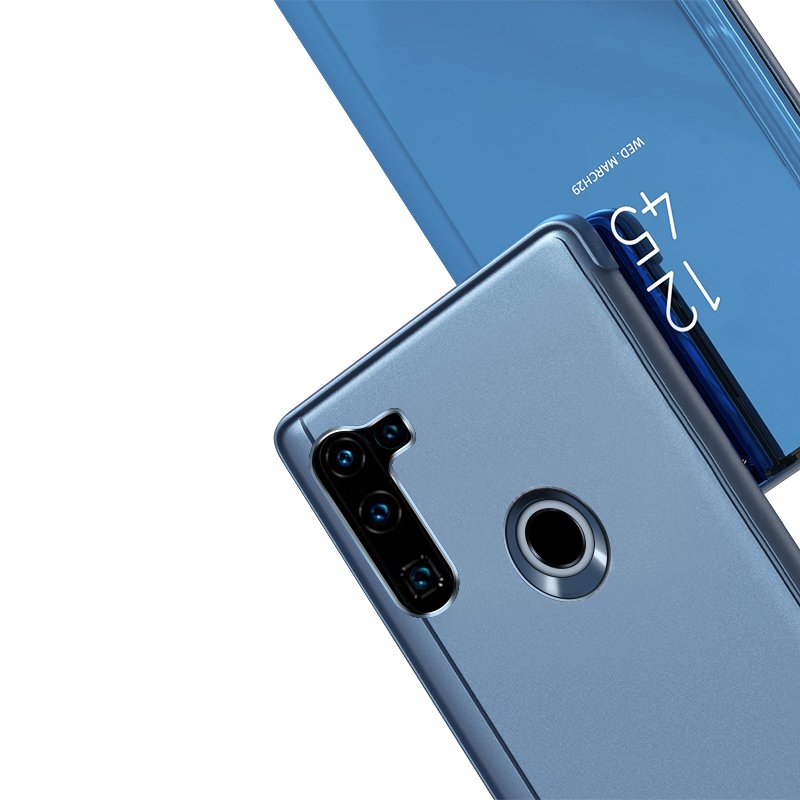 Etui zamykane z klapk Clear View Cover niebieski Motorola Moto G8 Power / 5