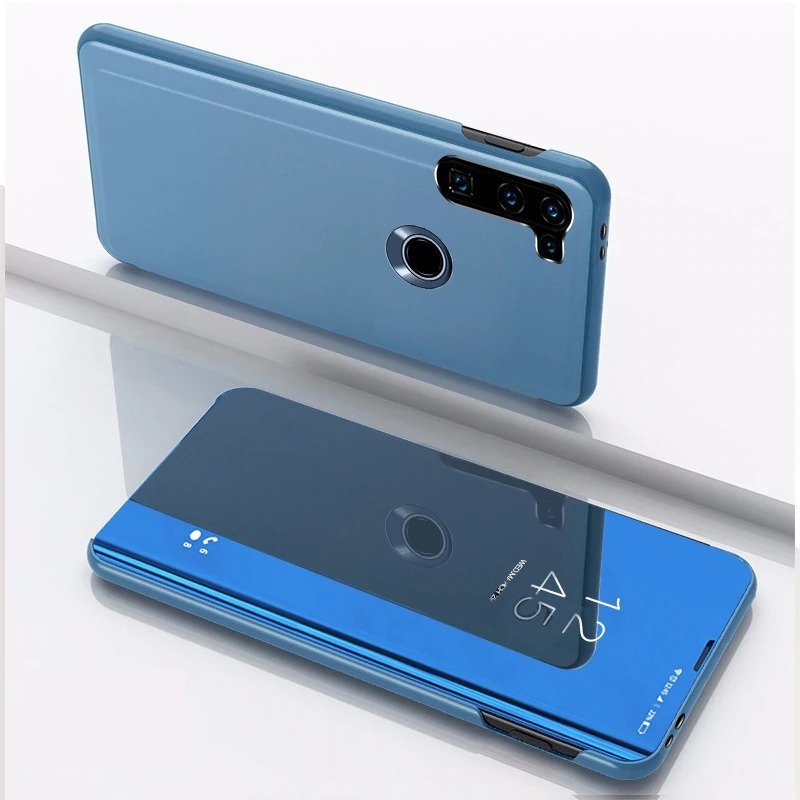 Pokrowiec Clear View niebieski Motorola Moto G8 Power / 7
