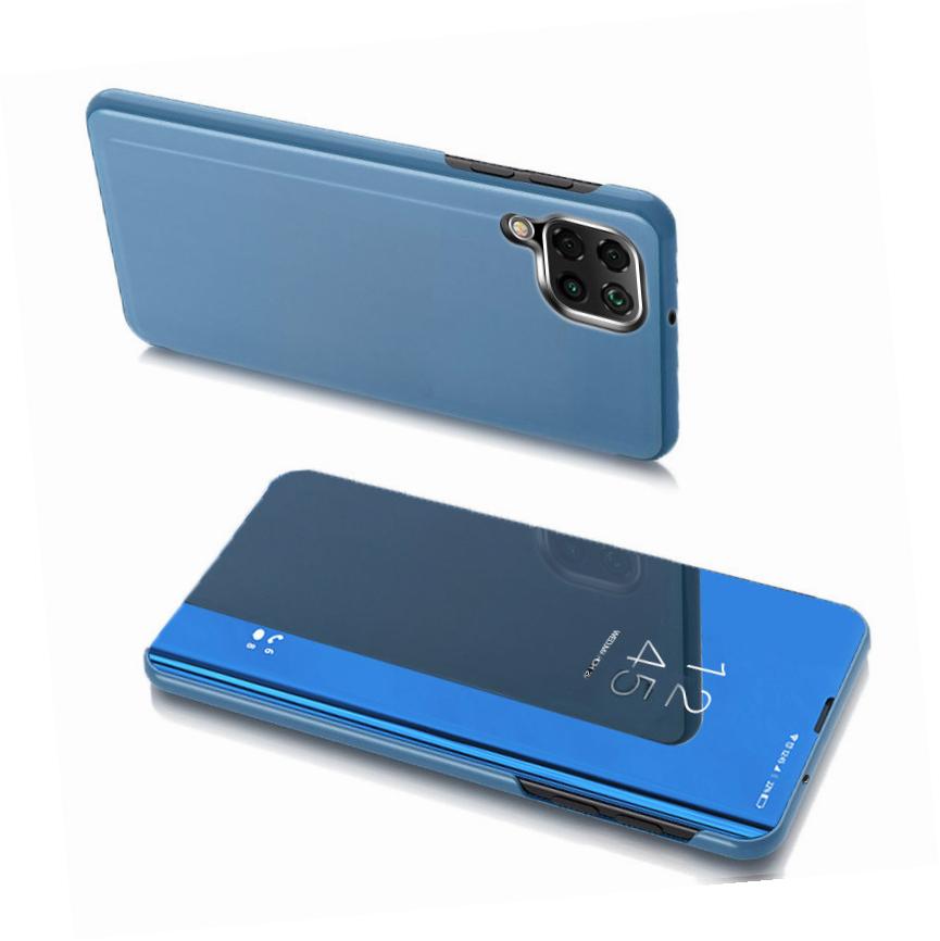 Etui zamykane z klapk Clear View Cover niebieski Samsung A22 4G