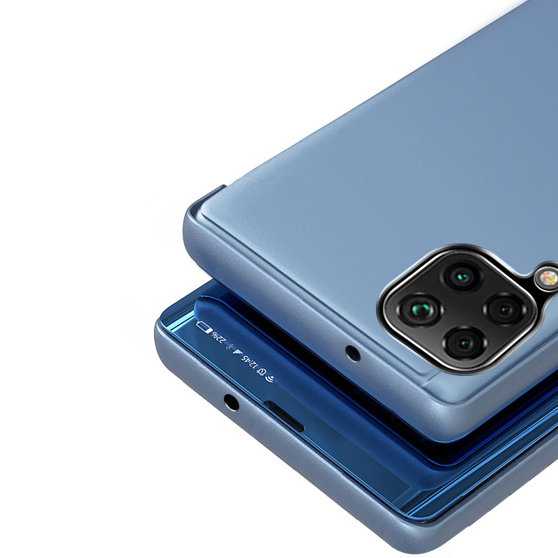 Etui zamykane z klapk Clear View Cover niebieski Samsung A22 4G / 5