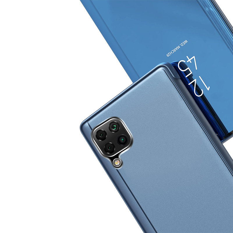 Etui zamykane z klapk Clear View Cover niebieski Samsung A22 4G / 7