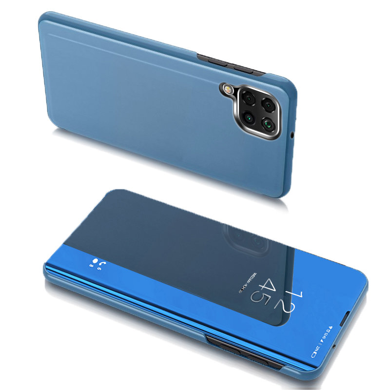 Pokrowiec Clear View niebieski Samsung Galaxy A22 5G