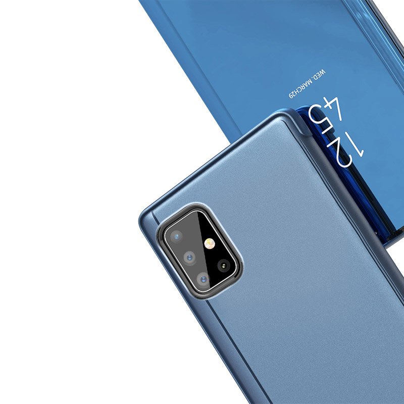 Etui zamykane z klapk Clear View Cover niebieski Samsung A31 / 3