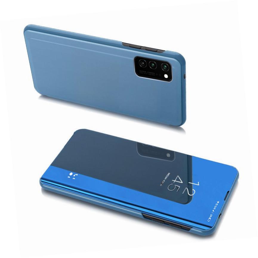 Etui zamykane z klapk Clear View Cover niebieski Samsung A32 4G