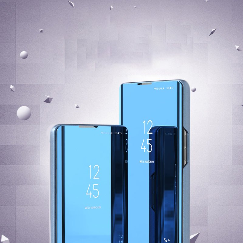 Etui zamykane z klapk Clear View Cover niebieski Samsung A32 4G / 7