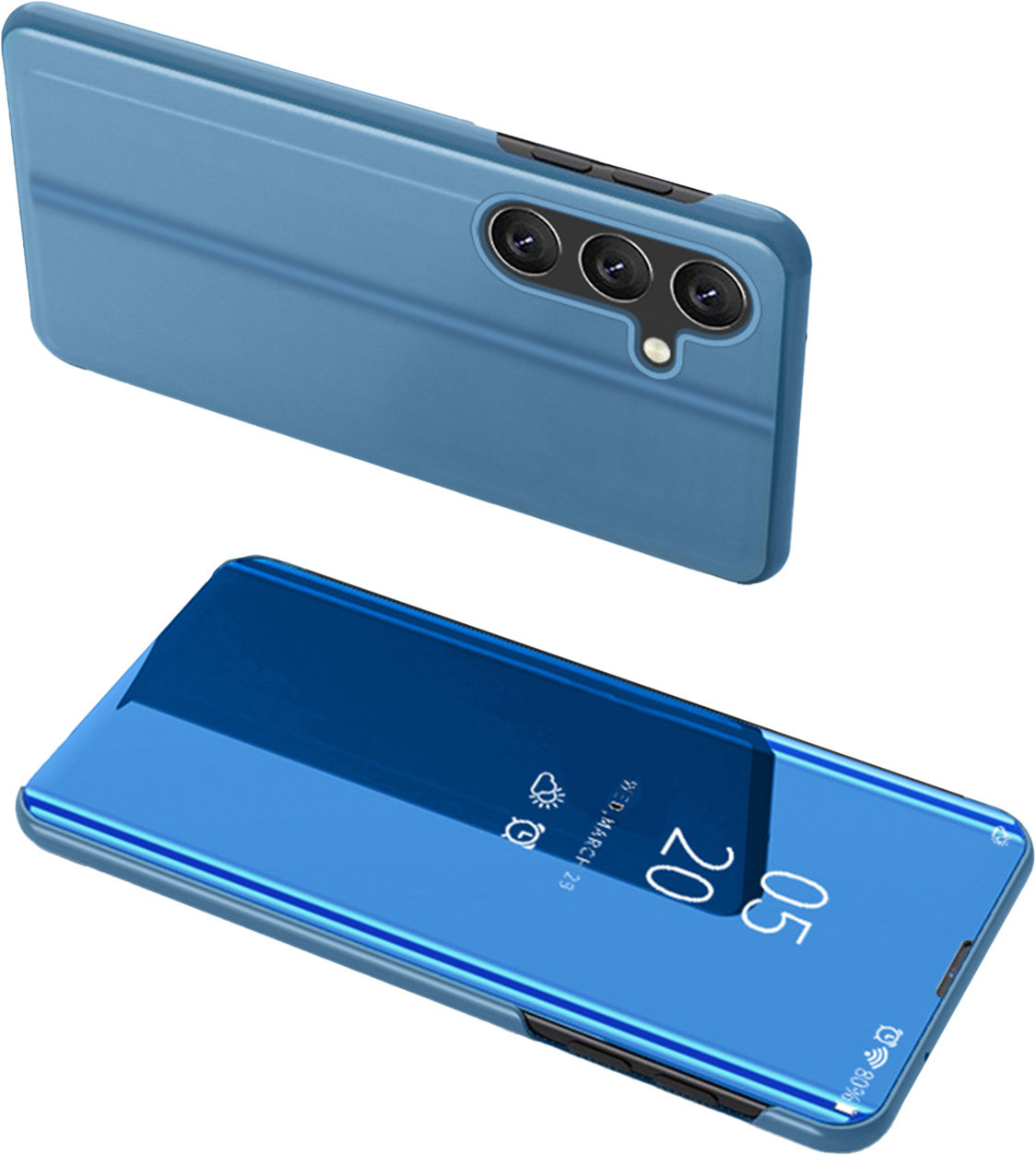 Pokrowiec Clear View niebieski Samsung Galaxy A24 4G