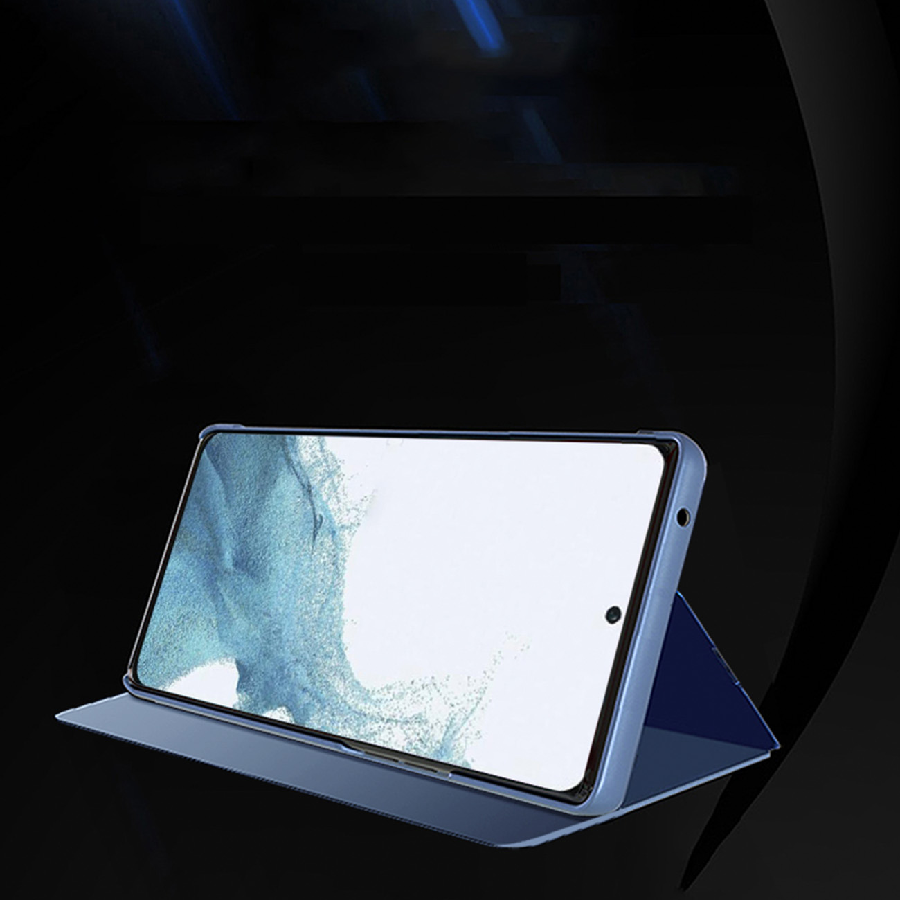 Pokrowiec Clear View niebieski Samsung Galaxy A24 4G / 2