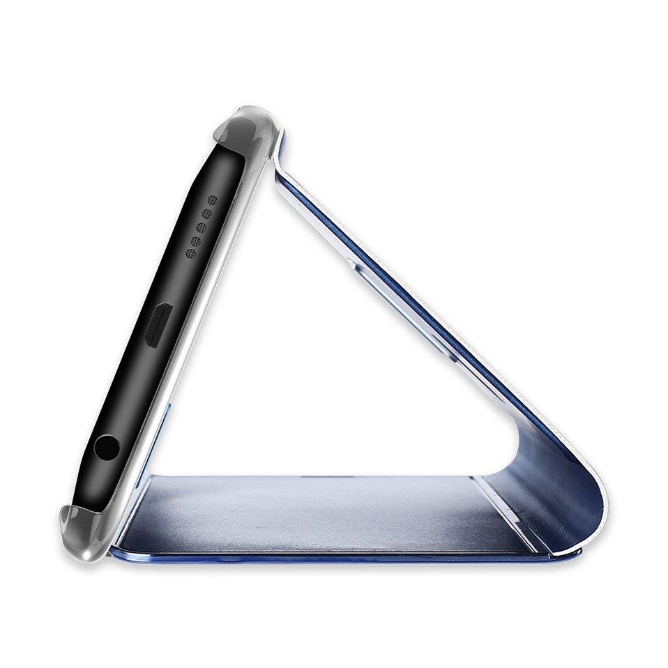 Pokrowiec Clear View niebieski Samsung Galaxy A8 (2018) A530 / 5