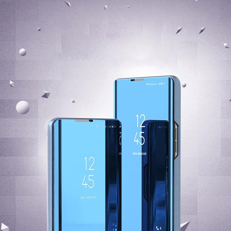 Etui zamykane z klapk Clear View Cover niebieski Samsung Galaxy M31s / 6