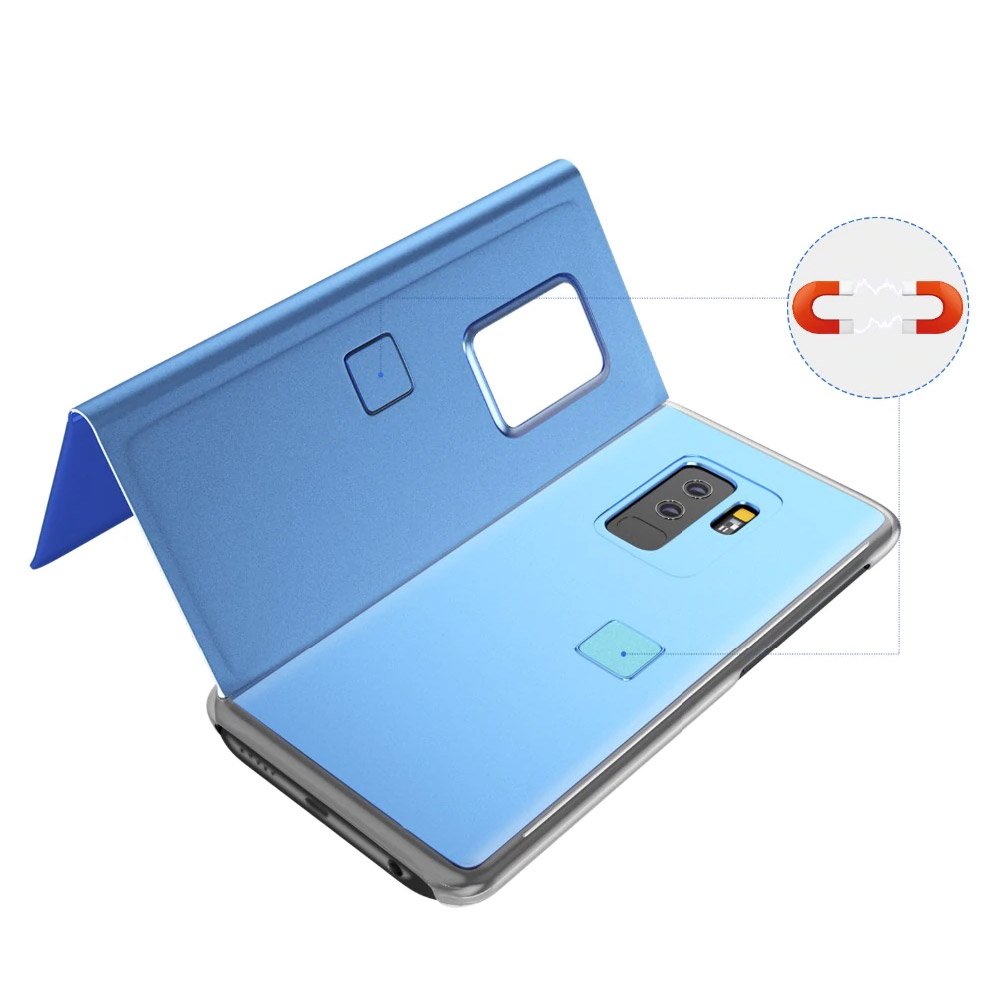 Etui zamykane z klapk Clear View Cover niebieski Samsung Galaxy S20 / 7