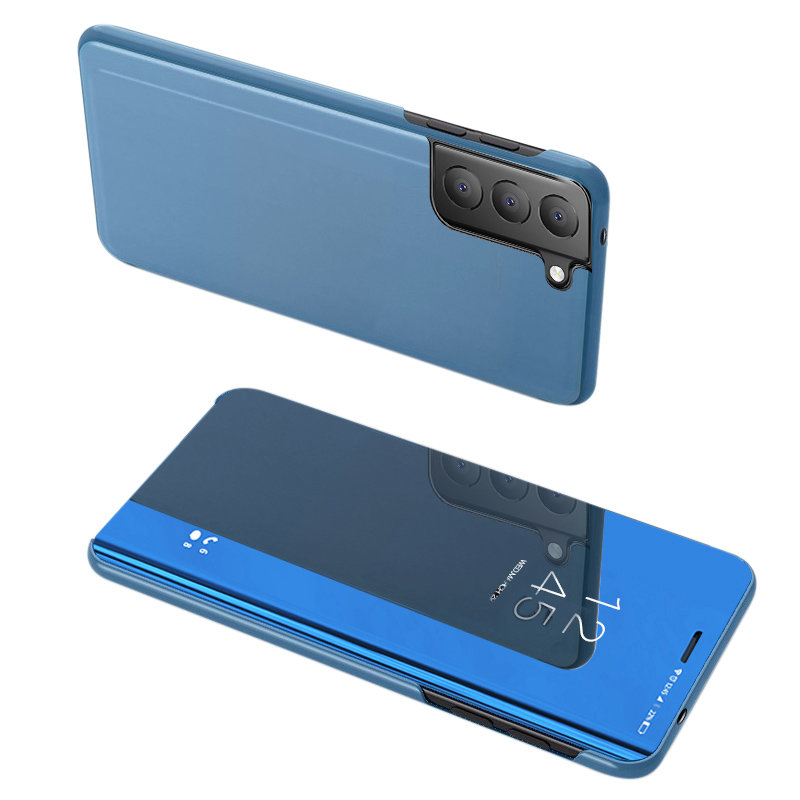 Pokrowiec Clear View niebieski Samsung Galaxy S21 FE 5G